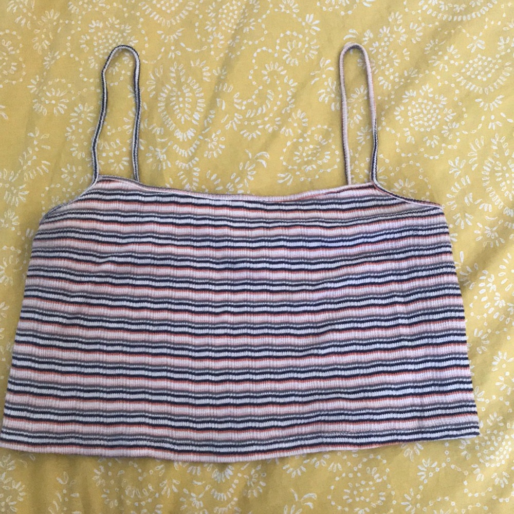 F21  |   Striped Crop Top Tank